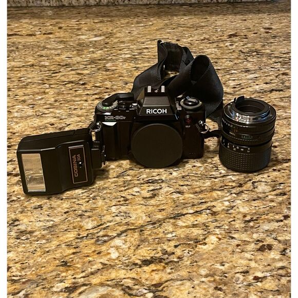 Ricoh KR-30SP 35mm Camera with accessories - Picture 4 of 11